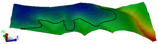 cg_contour at an elevation