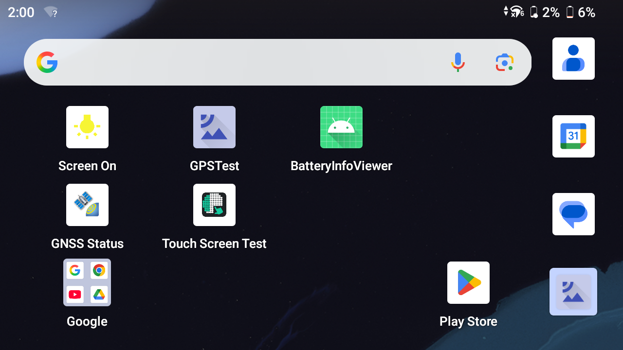 Checking the charge level of the internal battery and the accessory ...